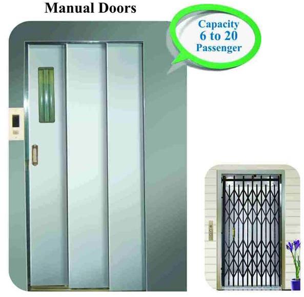 Manual Door Passenger Elevator