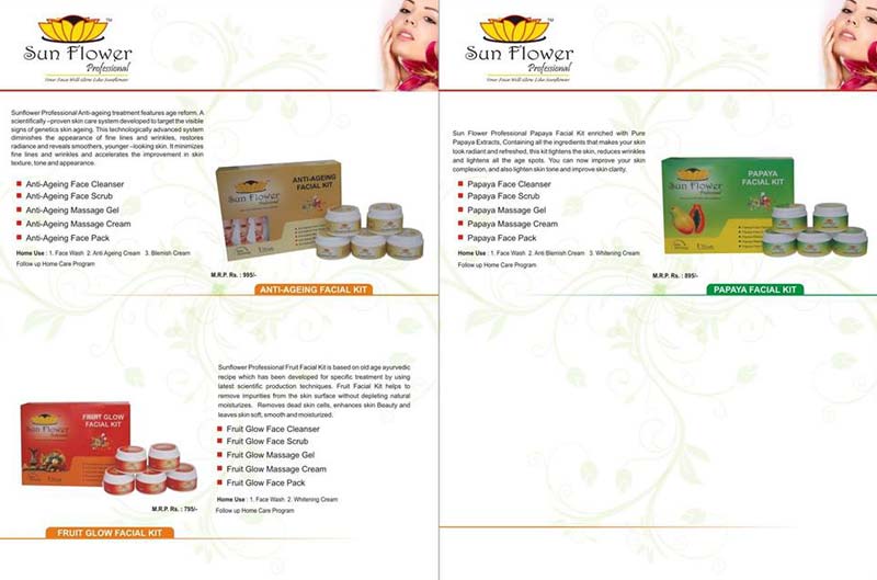 Sunflower Facial Products