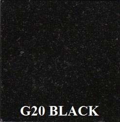 Bush Hammered Black G20 Granite Slabs, for Countertop, Flooring, Hardscaping, Size : Multisizes
