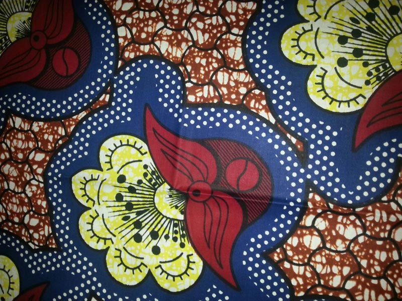 African Real Wax cotton Material