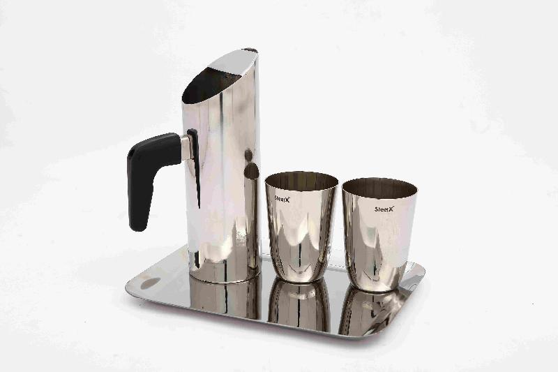 Stainless Steel Jug & Tumbler Set