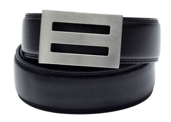 Plain mens leather belt, Technics : Attractive Pattern
