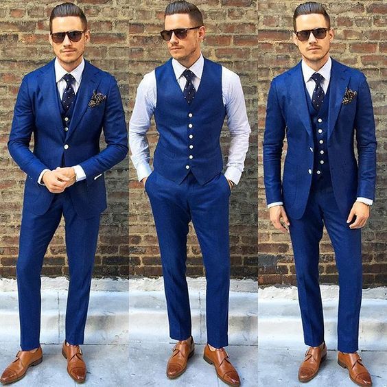 Royal Blue Mens Suit