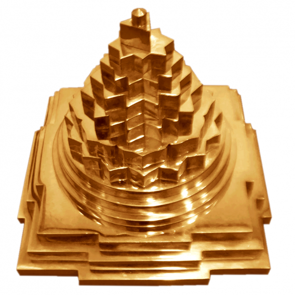 Mixed 8 Metal Shri Yantra Pyramid