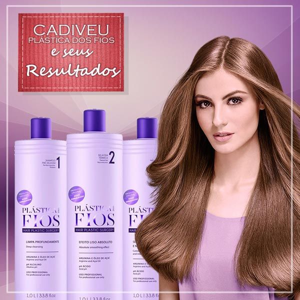 Brazilian Keratin Hair Treatment Cadiveu Kit  1liter