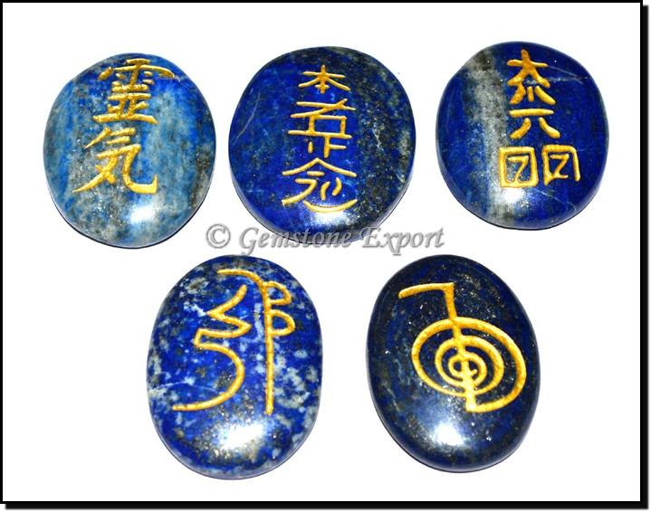 Lapis Lazuli 5 Symbol Reiki Set