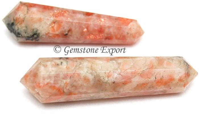 Sunstone Double Terminated Pencil Point