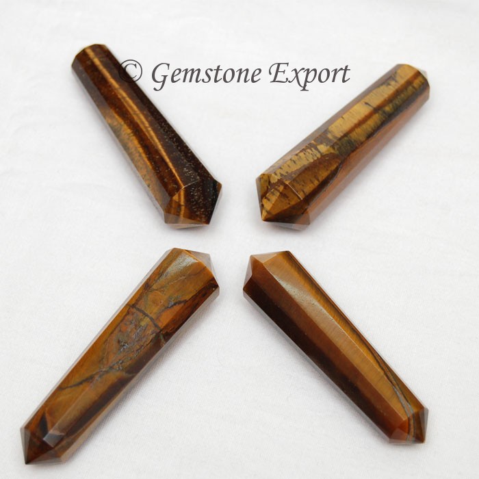Tiger Eye Double Terminated Pencil Point