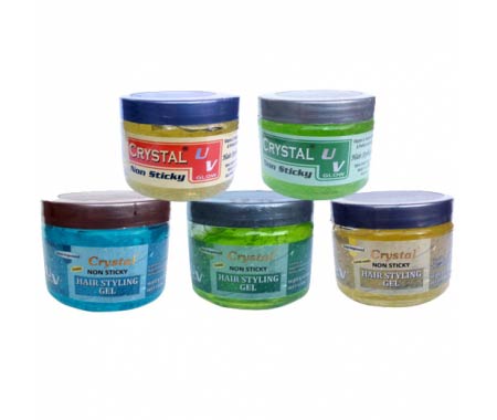 Crystal Hair Styling Gel, for Parlor, Personal, Packaging Size : 50 ml, 125 ml, 200 ml