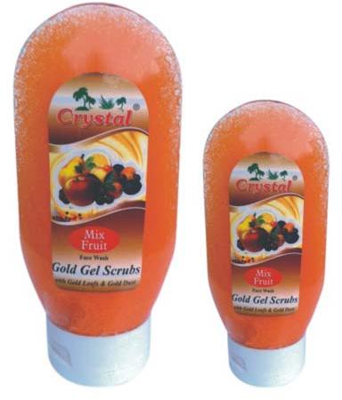 Mix Fruit Gold Gel Scrub, for Parlour, Personal, Form : Paste