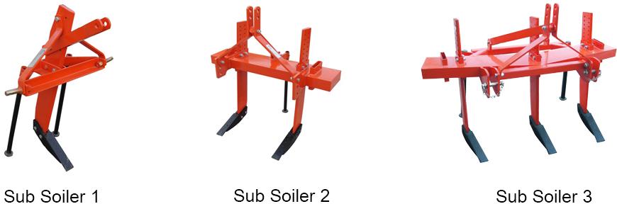 Polished Tractor Subsoiler, for Agricultural Use, Length : 3.5feet