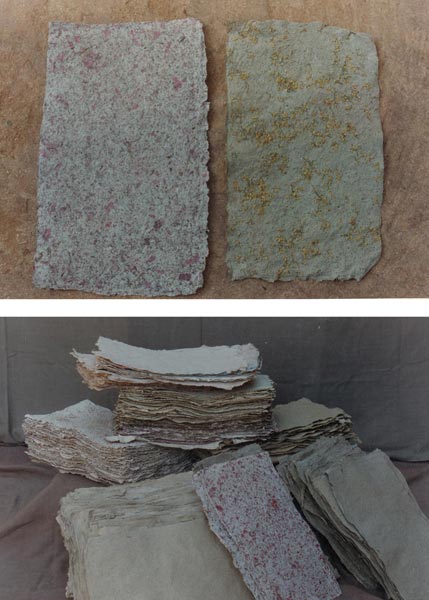 Handmade Herbal Paper