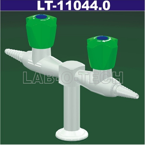 180 DEGREE  DOUBLE BENCH GAS TAP VALVE STANDOUT 60 MM