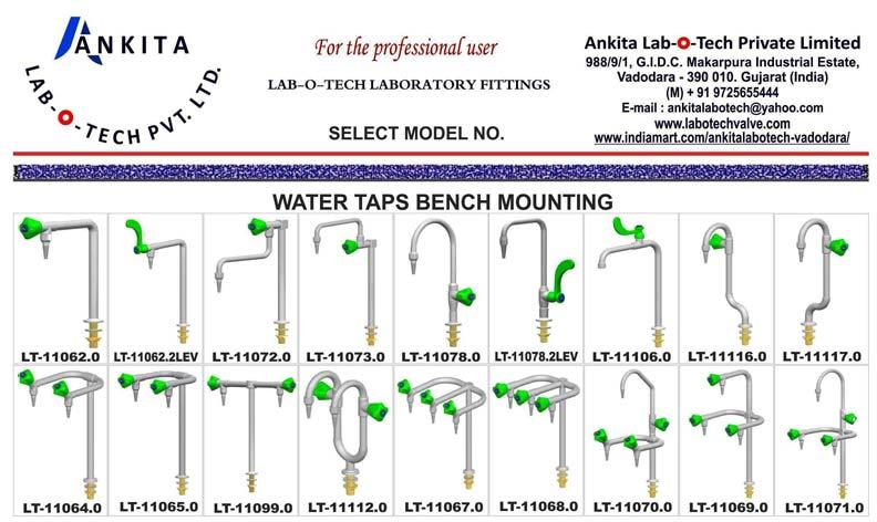 Bench Mounted Sink Taps For Laboratory