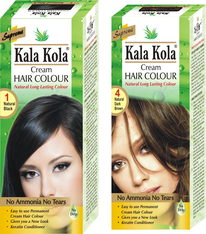 Kala Kola Cream Hair Color, Color : Natural Balck