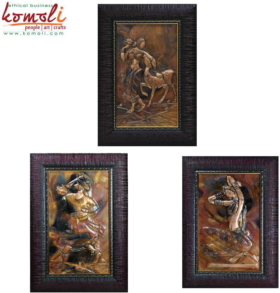 Decorative Wall Hanging Folklore, Color : Brown