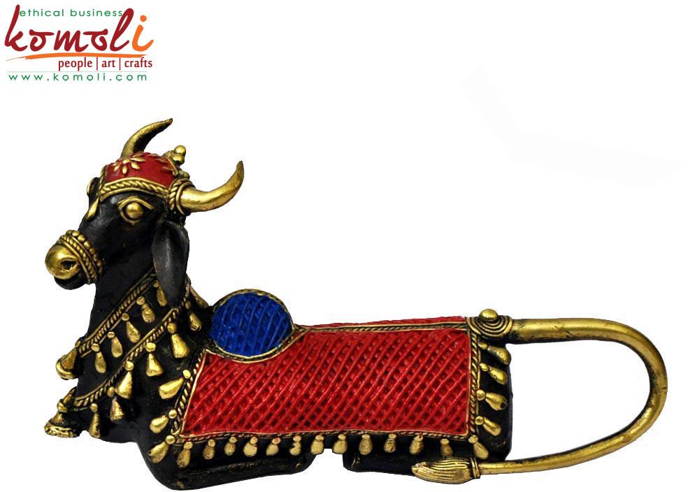 Nandi Colorful Dhokra Sculpture