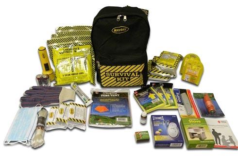 3 Person Deluxe Emergency Backpack Kits