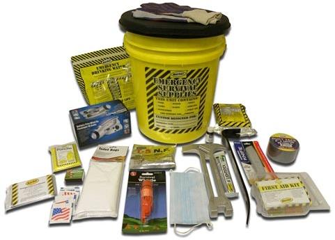 1 Person Deluxe Emergency Honey Bucket Kits