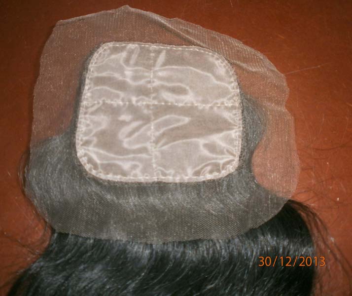 Human Hair Closure French Lace, Certification : self