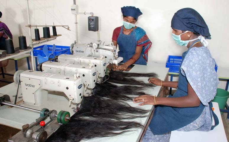 VIRGIN INDIAN  HAIR MACHINE WEFT