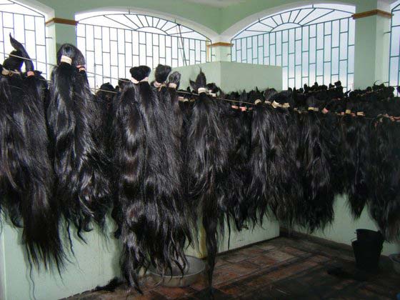 VIRGIN INDIAN HUMAN HAIR EXTENSIONS, Hair Grade : 8A