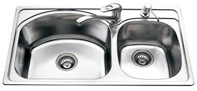 Polished Stainless Steel kitchen sink, Feature : Anti Corrosive, Eco-Friendly, High Quality