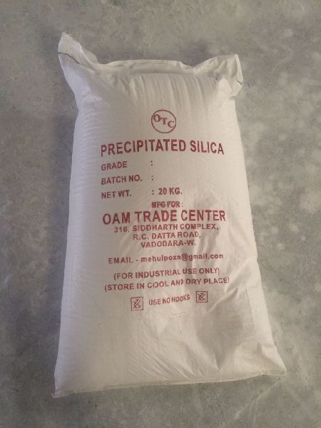 WHITE POWDER FORM Precipitated Silica, for Industrial, Purity : 100%