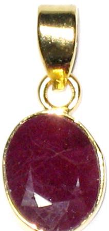 Polished Gemstone Red Ruby Birthstone, for Jewellery