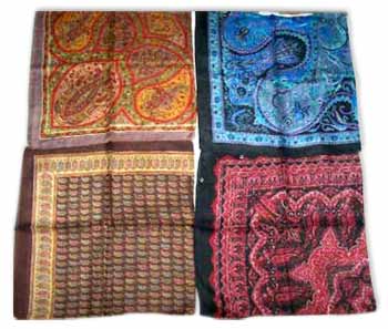 Printed Silk Scarves