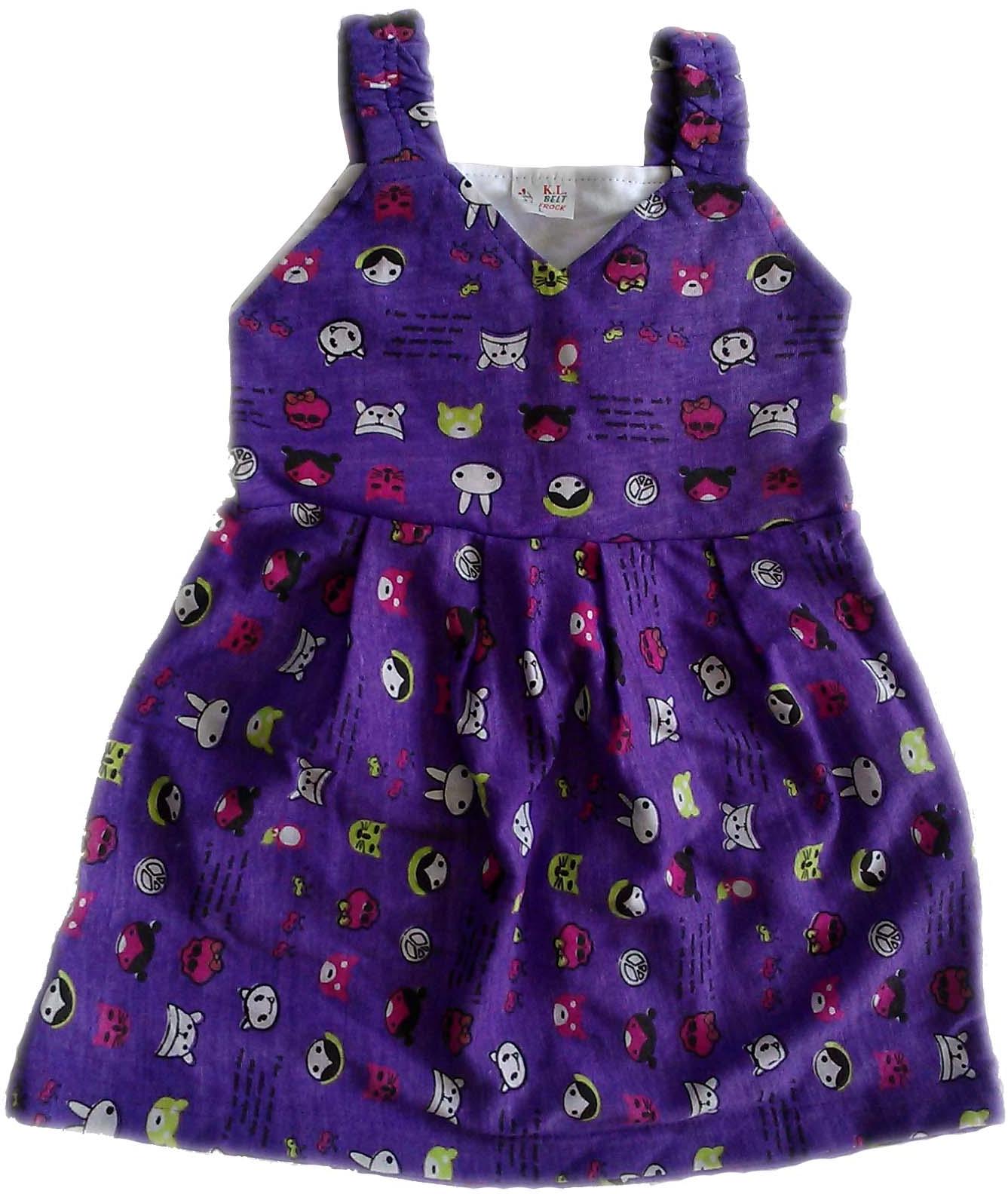 Stretched Cotton Girls Frock, Age Group : 1 to 6