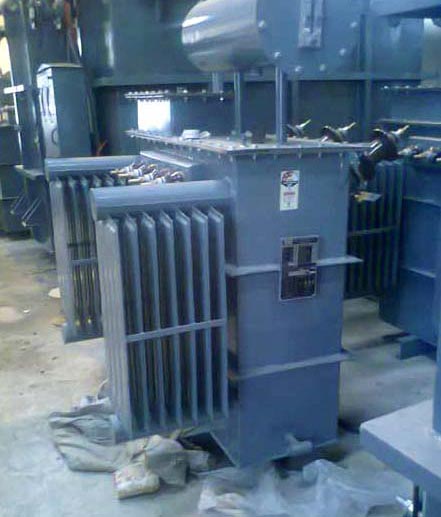 Electric Mild Steel Oil-Cooled Distribution Transformer, Mounting Type : Ground Mounted