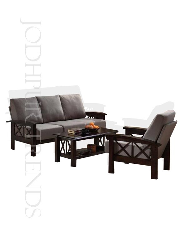 Compact Sofa Set with Coffee Table
