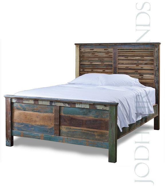 Handcrafted Reclaimed Bed