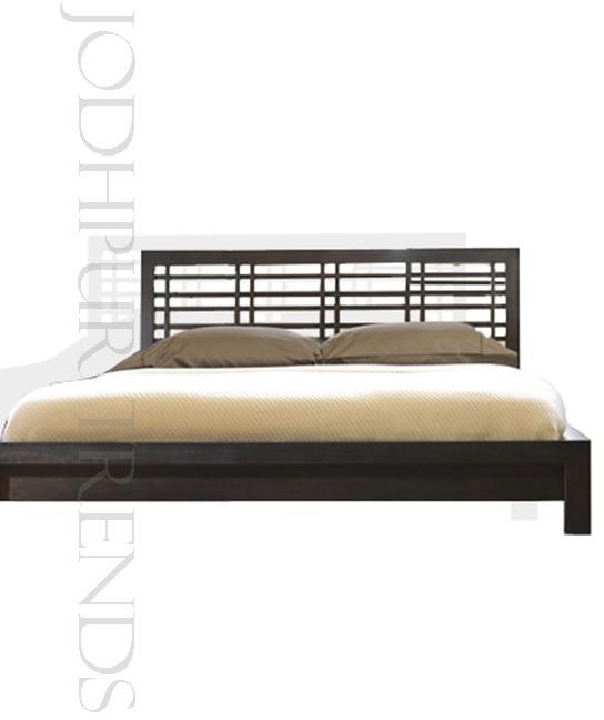 Stylish Wooden Platform  Bed