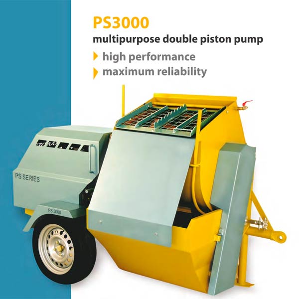 Concrete Pump Sprayer Manufacturer In Salem Tamil Nadu India By Hi Tech   Backfilling Flooring Piston Ps 3000 Series 739739 