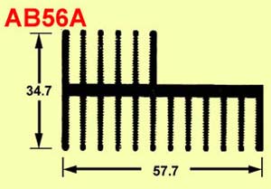 Aluminum Extruded Heat Sink