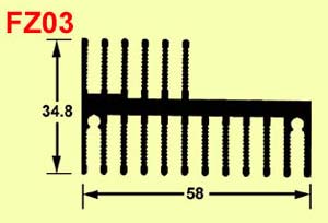 Extruded Heat Sink