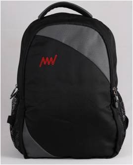 Backpack bag Black & Grey, for Casual, Office