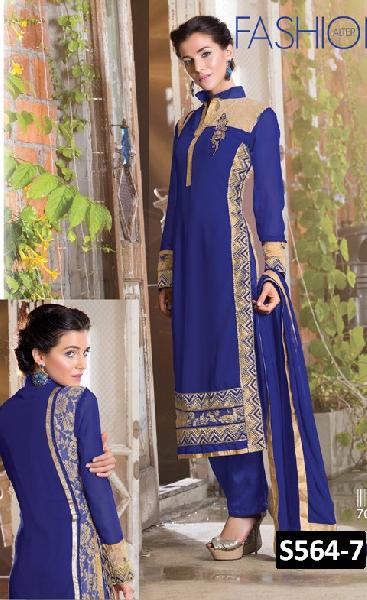 PAKISTANI STYLE SALWAR KAMEEZ WITH STONE WORK