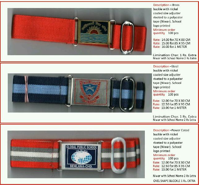 school uniform belts at Rs 15 / 17 Piece in Chandigarh | Dhruv Traders
