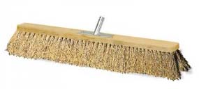 Filmop Wooden VegetableFiber Industrial Road Broom, for Cleaning, Feature : Easy Cleaning