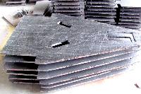 Rectangular Polished Iron Liner Plate, for Grinding Mills, Size : Standard