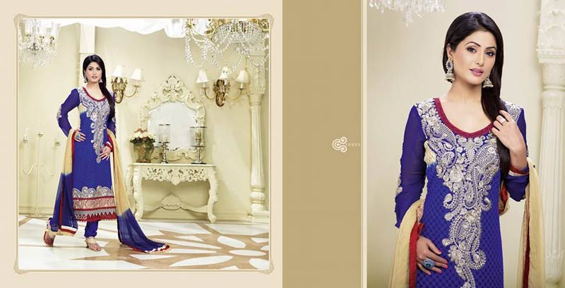 Designer Blue Salwar Suit