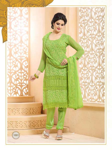 Georgette Karachi Style Salwar Suit