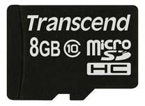 Transcend Micro SD 8 GB Class 10 Card