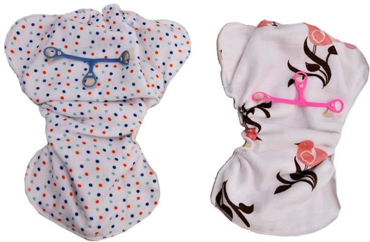Cotton Reusable Cloth Diapers, for Baby Wear, Feature : Absorbency, Comfortable, Disposable, Easy To Wear