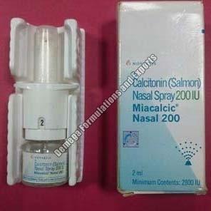 Calcitonin nasal spray