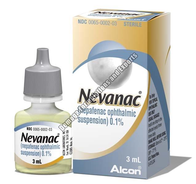 Nevanac Eye Drops Manufacturer inNagpur Maharashtra India by Demega