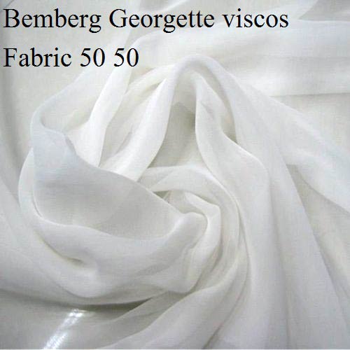 Bemberg Georgette Viscose Fabric (50gm)